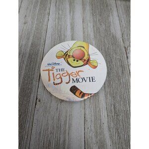 Disneys The Tigger Movie Round Metal Pinback Button Badge